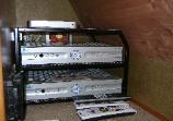 DVR's moved to rear closet