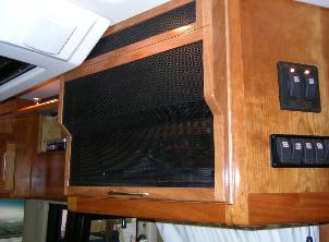 New cabinet full of top shelf electronics