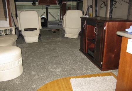 TV down in custom TV cabinet