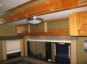 New flat cabinet with ceiling light