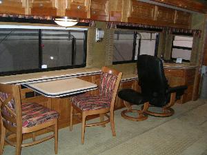 old table and chairs