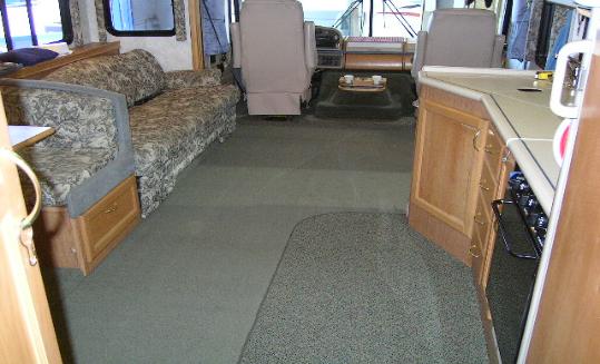 In with the new RV flooring